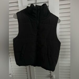 Black Puffer Vest